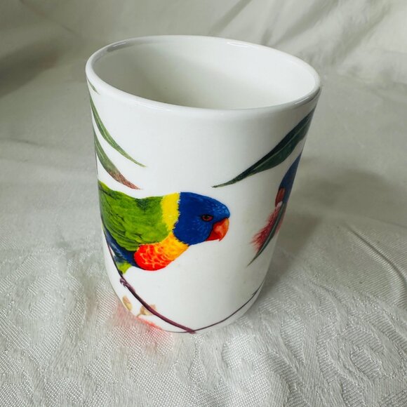 Eric Shepherd Coffee Mug Fine Bone China Rainbow Lorikeets Birds Australia - Picture 5 of 11